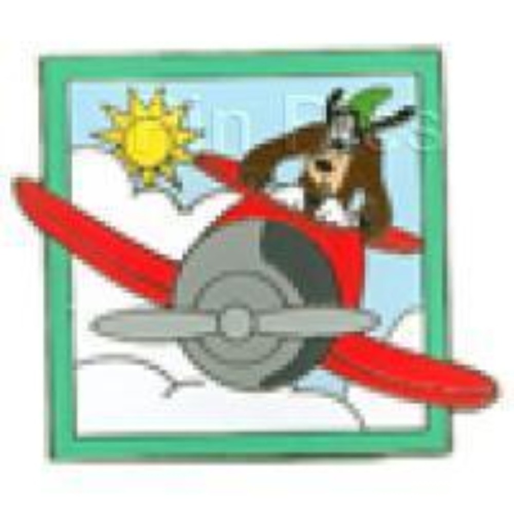 Disney‎ Pin Sky School Mystery Goofy flying in the clouds  LE 200 83359 DLR DCA
